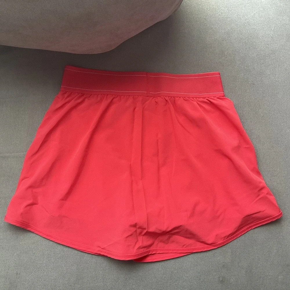 Alo Yoga Match Point Tennis Skirt Candy Red M
